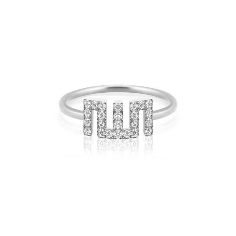 Alternative view of Allah Ring [Full Diamond]