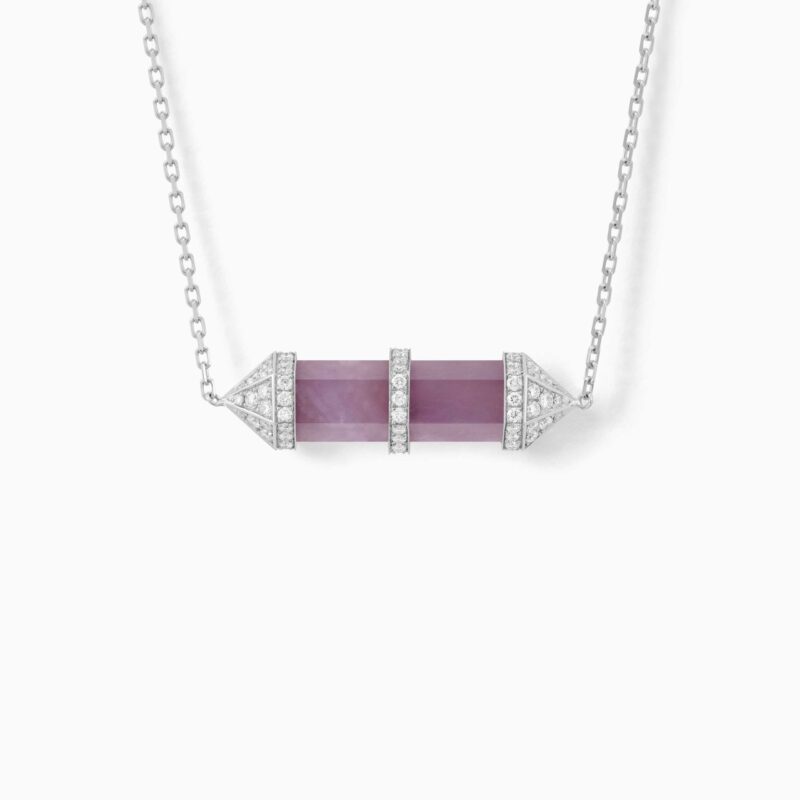 Light Amethyst Chakra Medium Pendant Necklace
