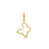 My Charm Hurriyah charm by Yataghan Jewellery in warm gold with diamond dots and an elegant hanging ring detail.