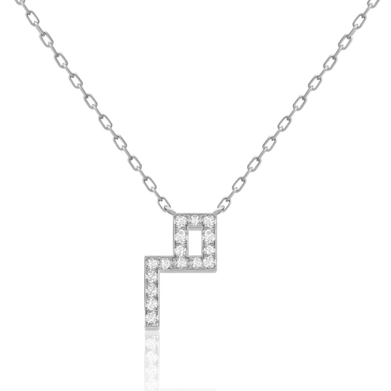 Alternative view of Harfi Meem Necklace