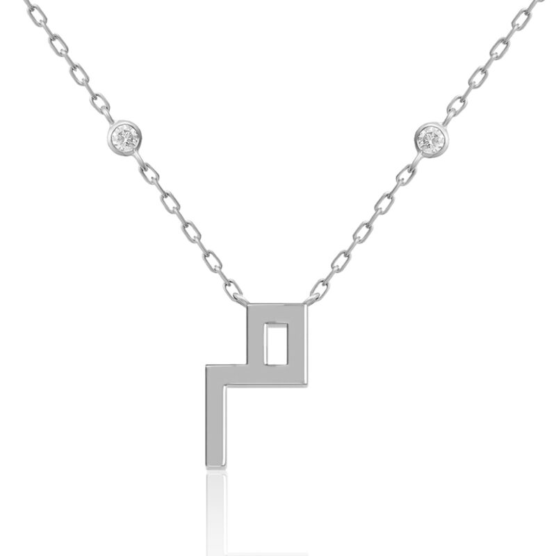 Alternative view of Harfi Meem Necklace