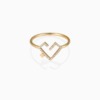 Hubb Full Diamond Ring [Gold Dot]