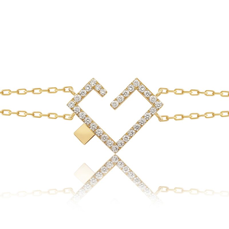 Hubb Full Diamond Bracelet [Gold Dot]