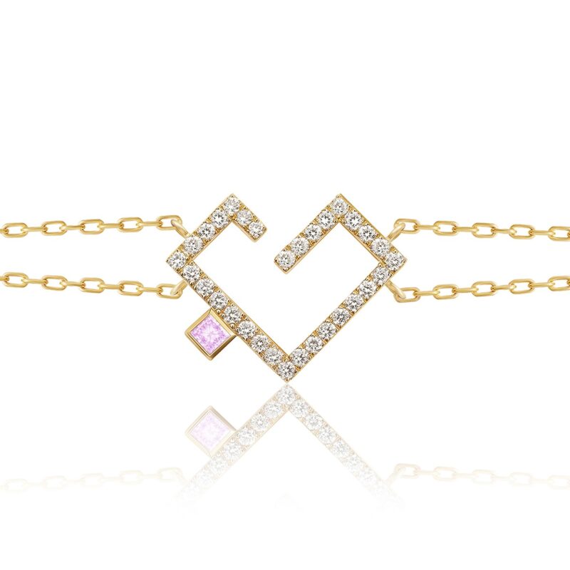 Hubb Full Diamond Bracelet [Coloured Dot]