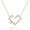 Hubb Full Diamond Necklace [Coloured Dot]