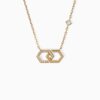 Infinity Small Necklace [Half Pave]