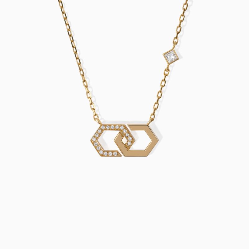 Infinity Small Necklace [Half Pave]