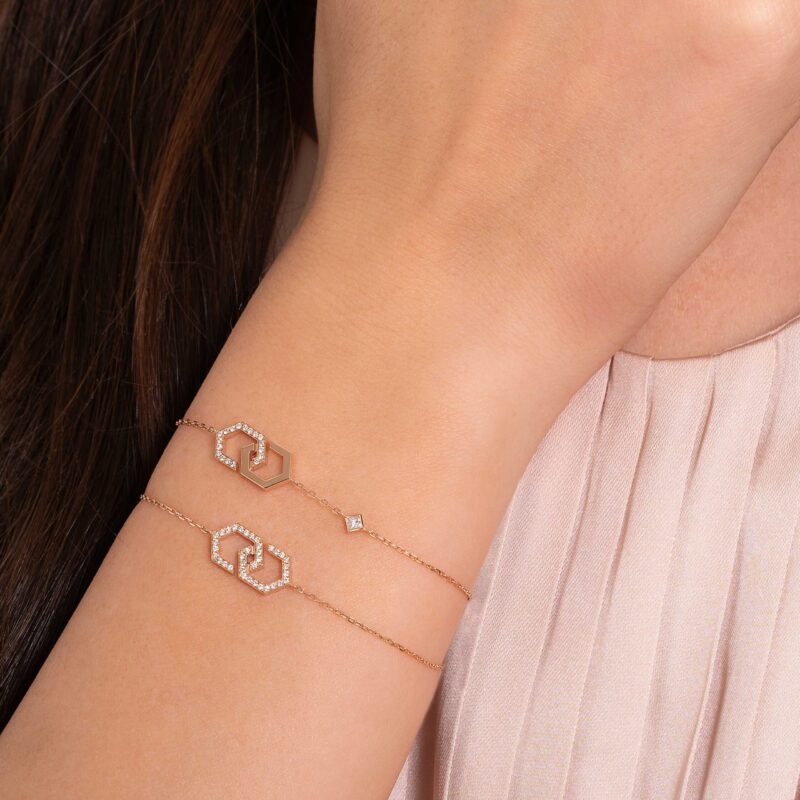 Alternative view of Infinity Bracelet [Full Pave]