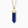 Lapis Lazuli Chakra Large Charm Necklace
