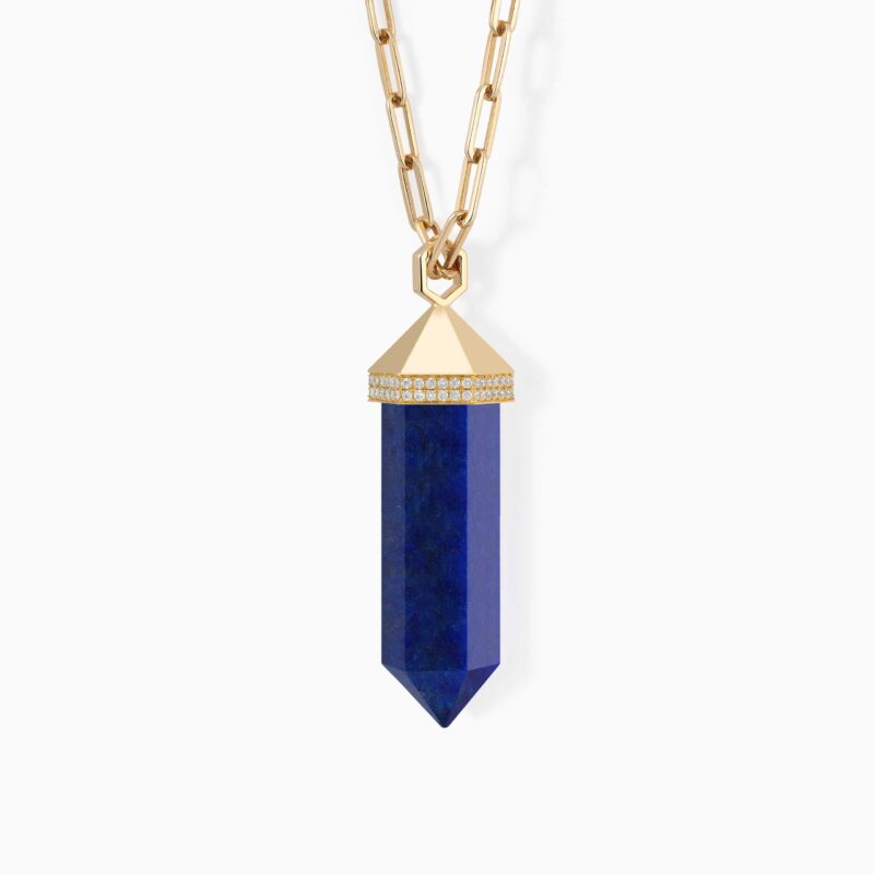 Lapis Lazuli Chakra Large Charm Necklace