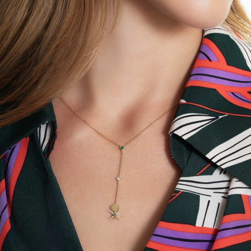 Alternative view of Turathi Dangling Necklace