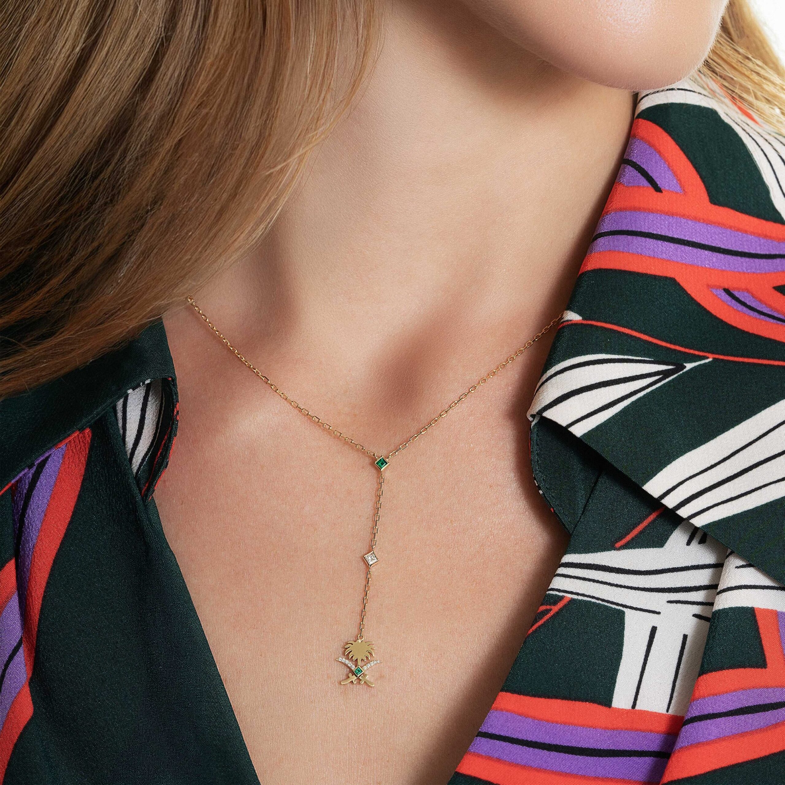 Turathi Dangling Necklace - Image 2