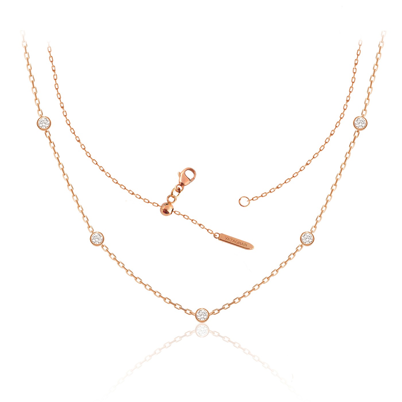 Sparkle Round Necklace - الصورة 3