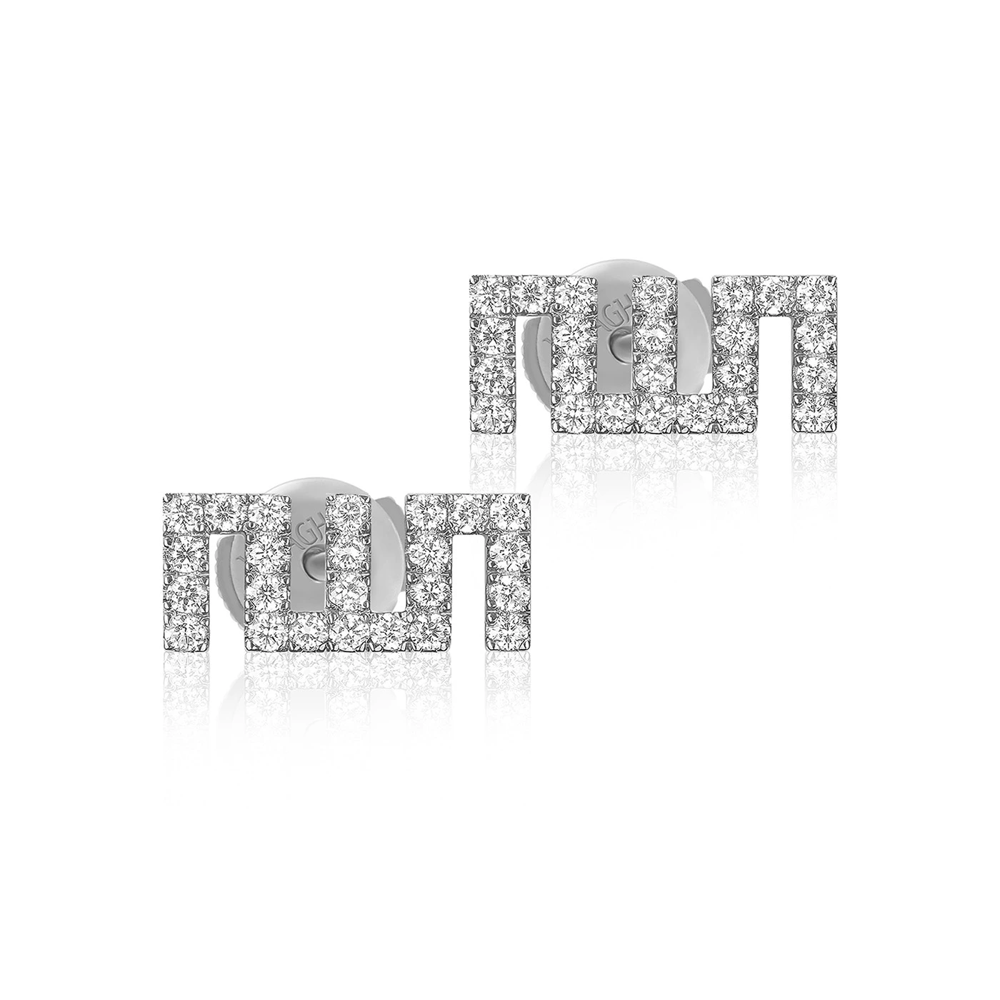 Allah Earring with Diamonds - الصورة 2