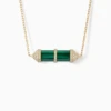 Malachite Chakra Medium Pendant Necklace