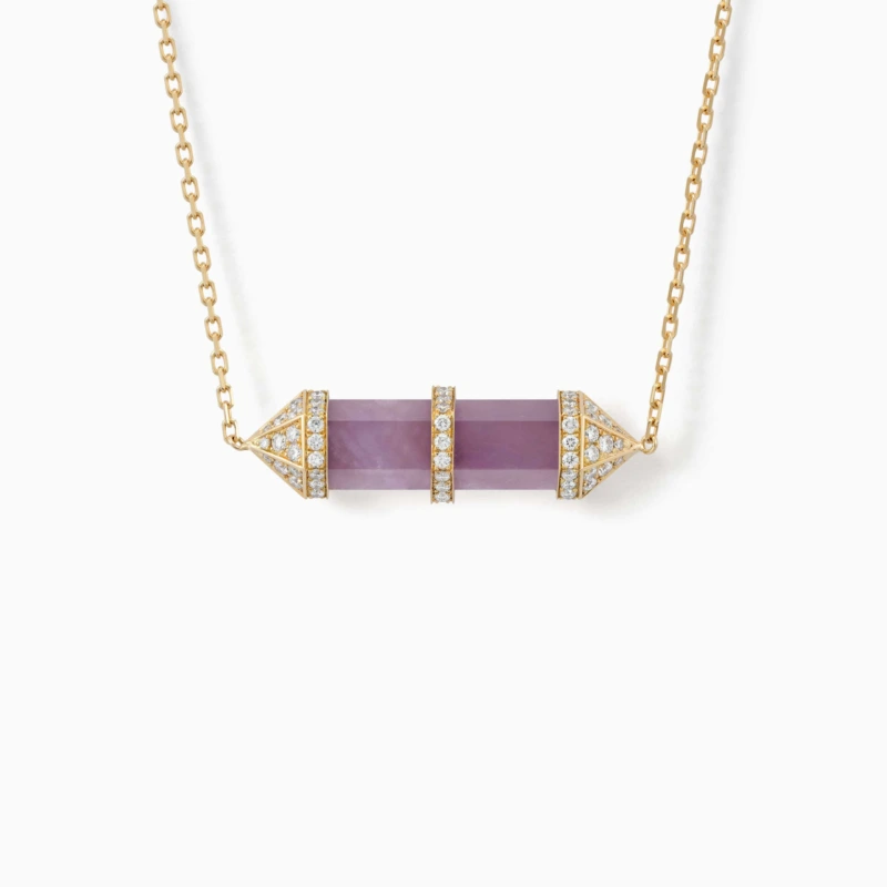 منظر بديل لـ Light Amethyst Chakra Medium Pendant Necklace