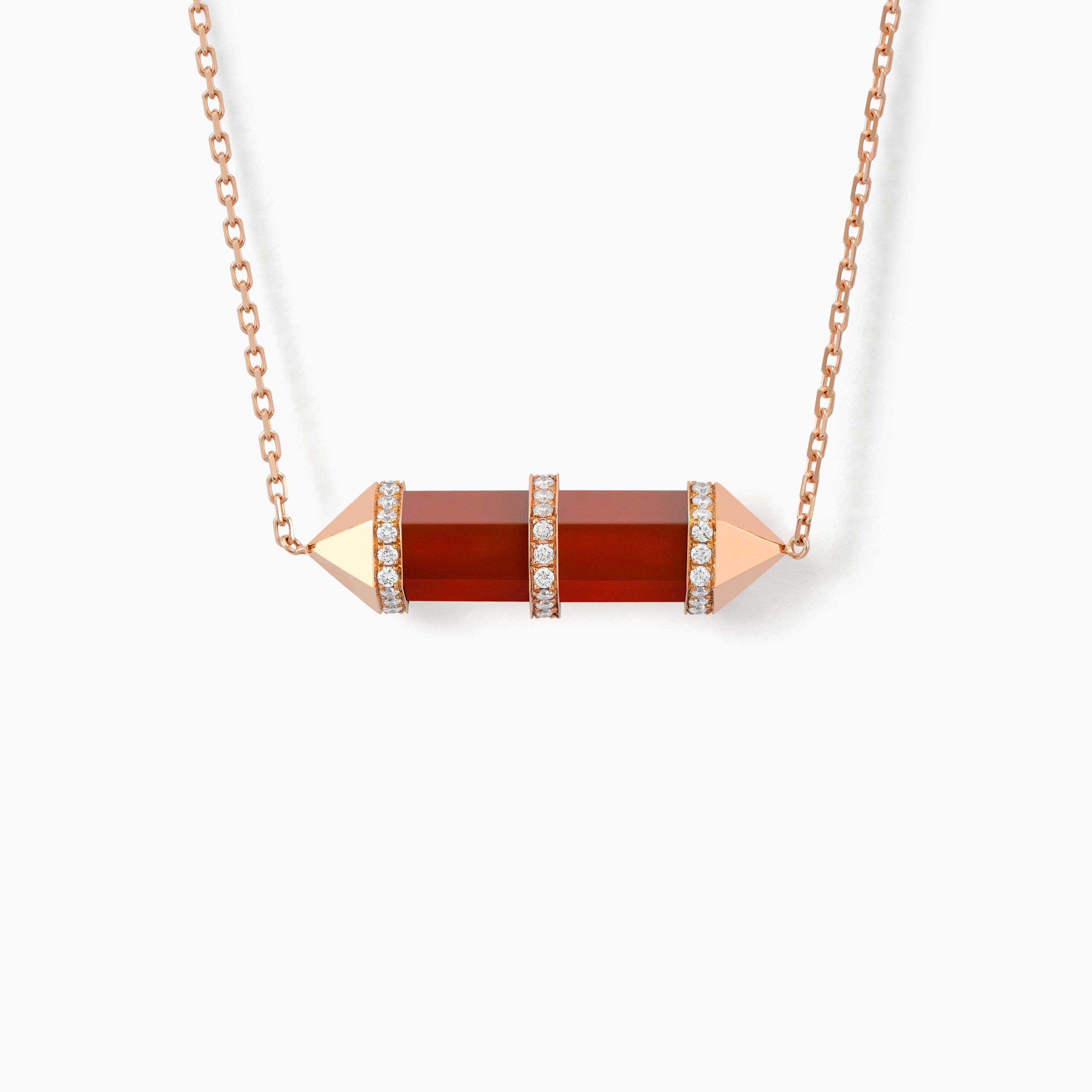 Red Carnelian Chakra Medium Pendant Necklace
