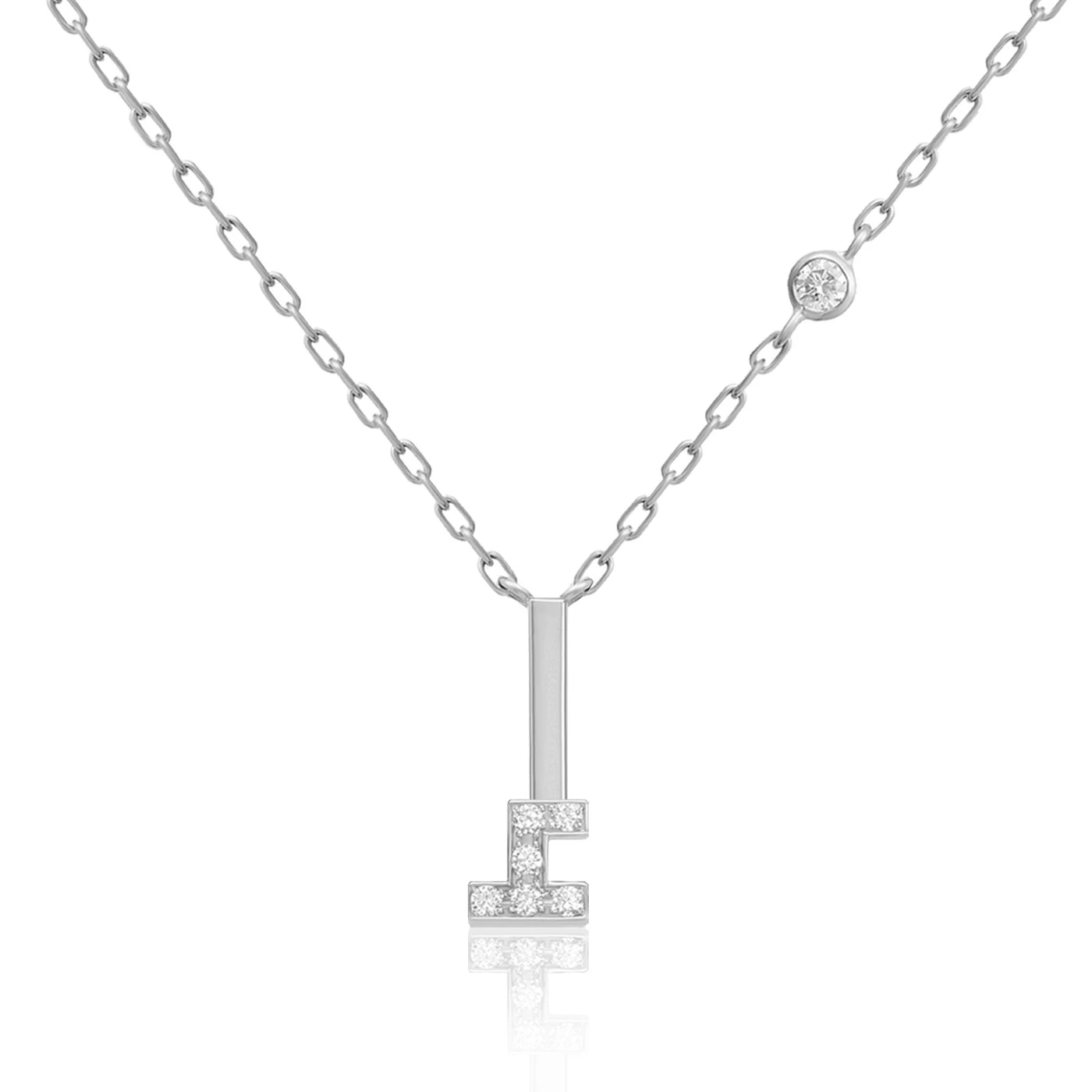 Harfi E (Hamza) Necklace - الصورة 2