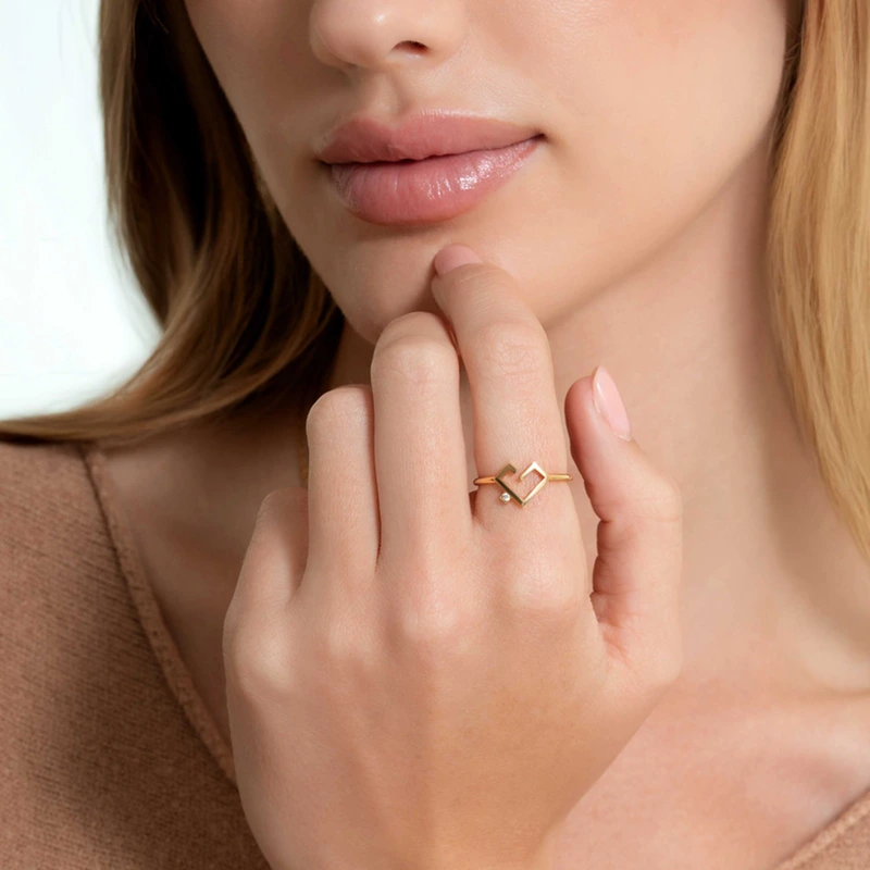 منظر بديل لـ Hubb Solid Gold Ring