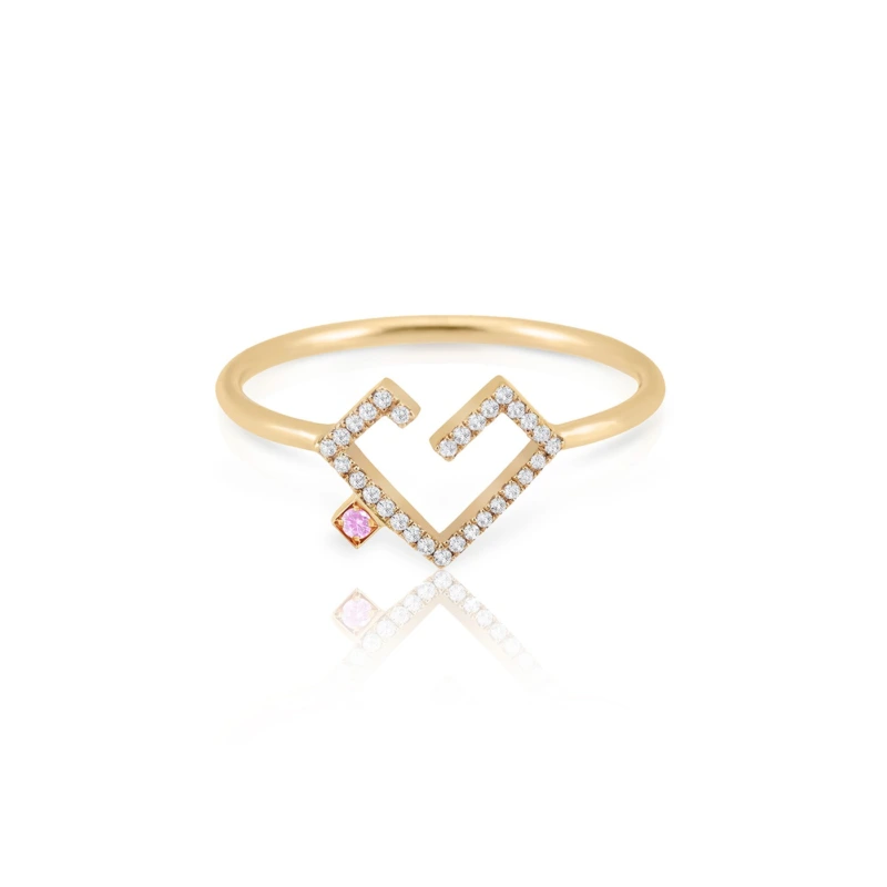 Hubb Full Diamond Ring [Coloured Dot]