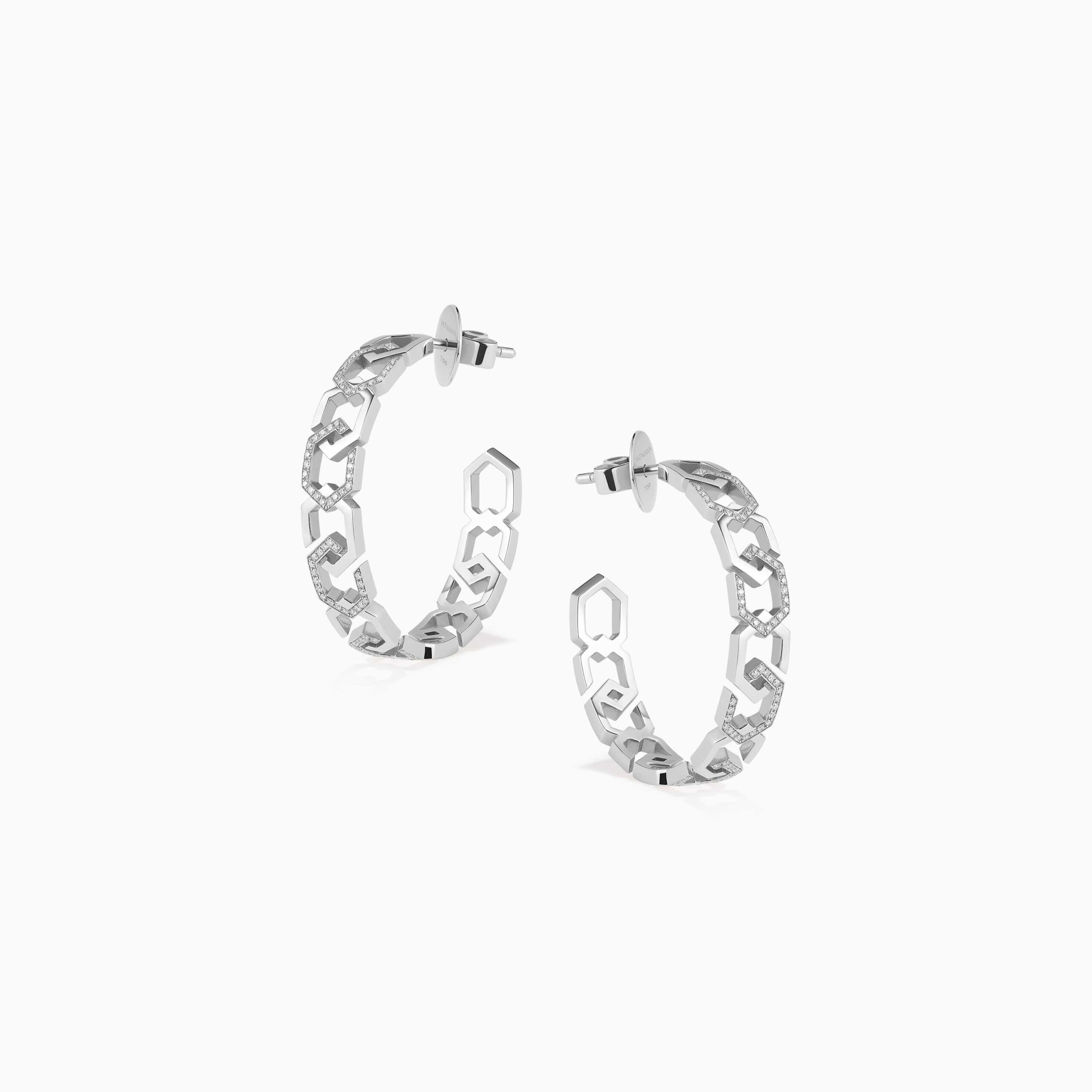 Infinity Medium Narrow Hoops - Image 3