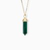 Malachite Chakra Medium Charm Necklace