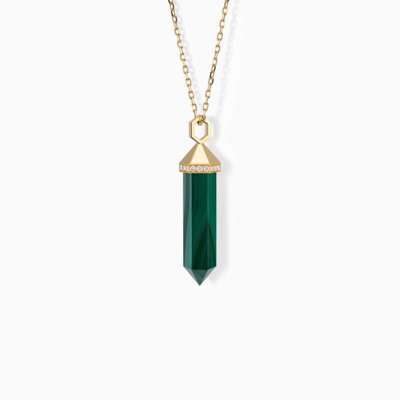 Malachite Chakra Medium Charm Necklace