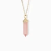 Rose Quartz Chakra Medium Charm Necklace