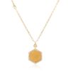 Ginea Necklace in Diamonds (Bail in Gold & Clasp in Diamonds)