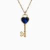 Key of Love Kyanite Solitaire Necklace