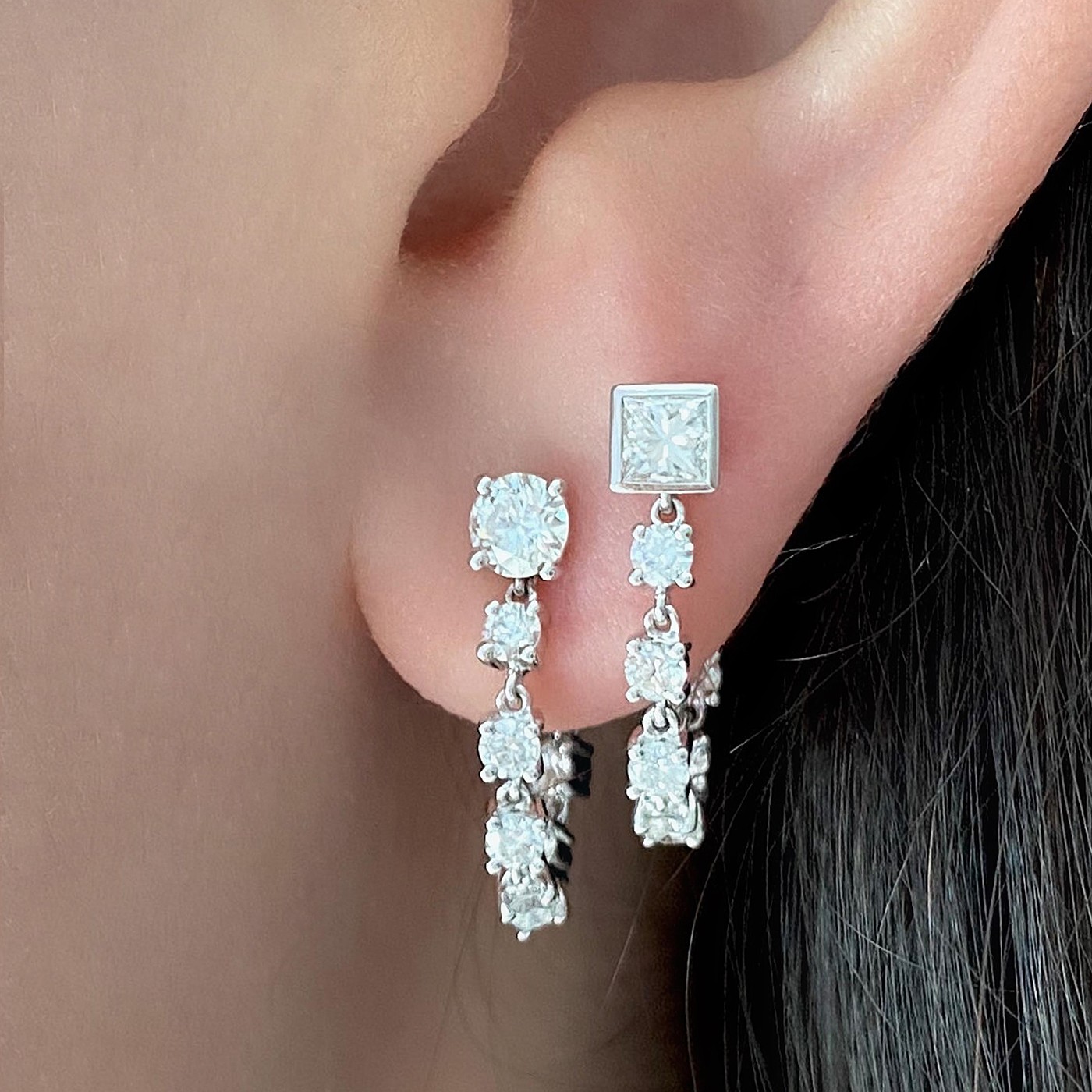 Chain Earring Yataghan Jewellery